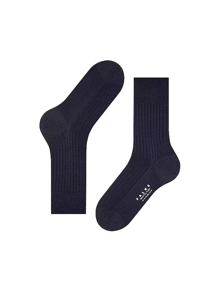 FALKE | Calzini BRISTOL PURE blu navy scuro | 