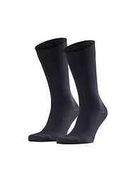 FALKE | Calzini confezione da 2 HAPPY marrone scuro | Blu