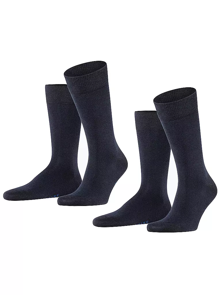 FALKE | Calzini confezione da 2 "Happy" (blu scuro) | Blu