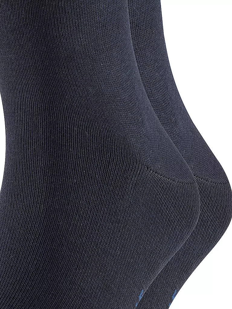 FALKE | Calzini confezione da 2 "Happy" (blu scuro) | 