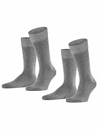 FALKE | Calzini confezione da 2 HAPPY marrone scuro | Grigio