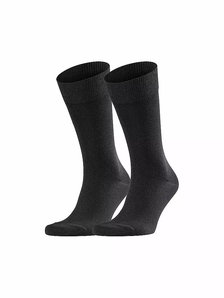 FALKE | Calzini confezione da 2 "Happy" (nero) | Nero