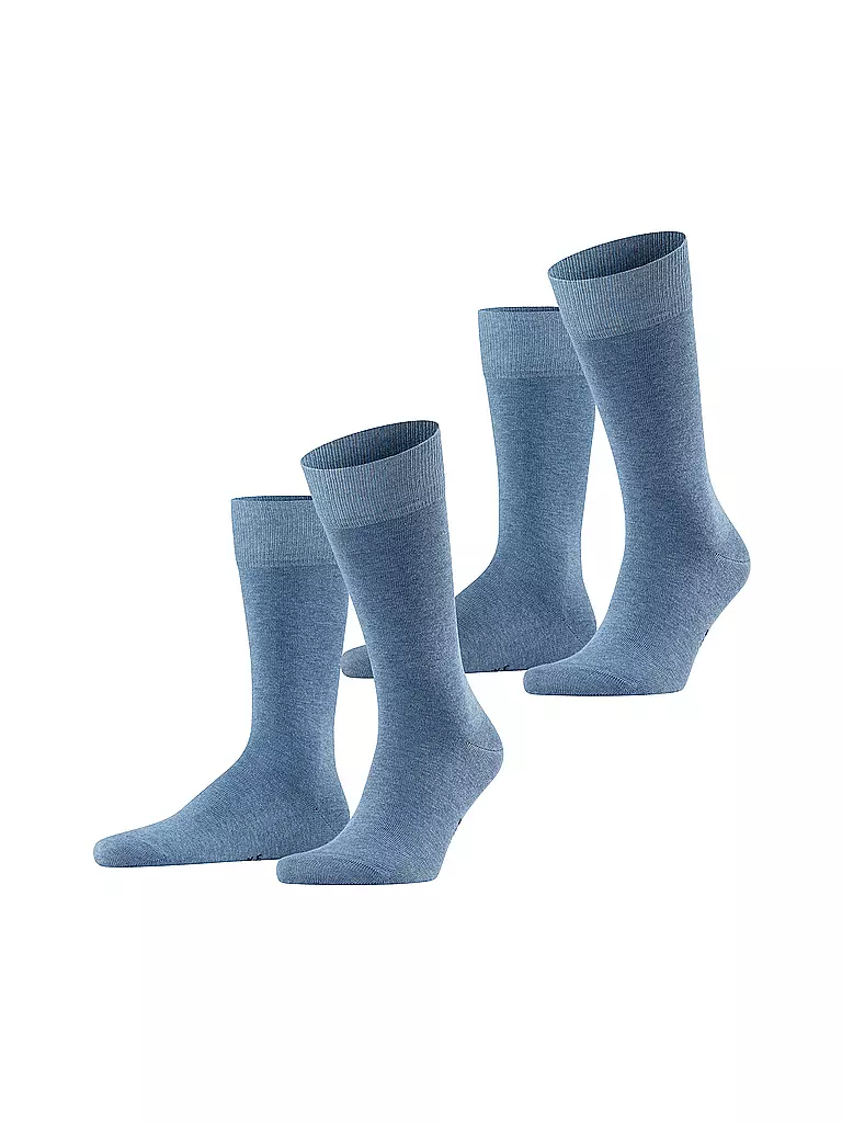 FALKE | Calzini confezione da 2 HAPPY light denim | Blu