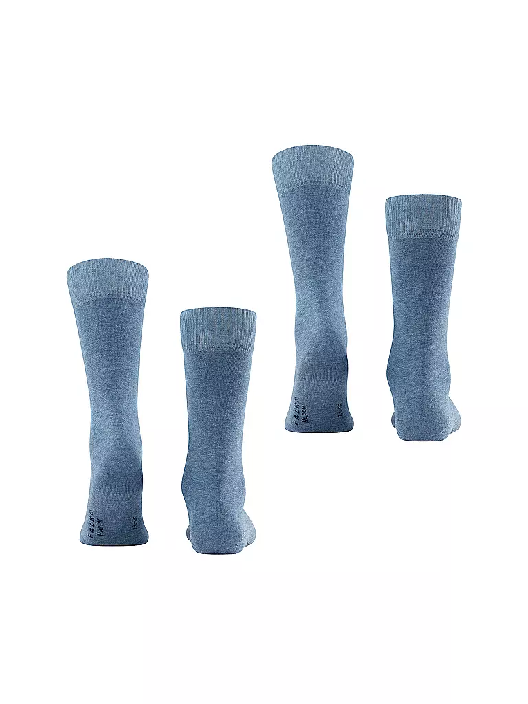 FALKE | Calzini confezione da 2 HAPPY light denim | Blu
