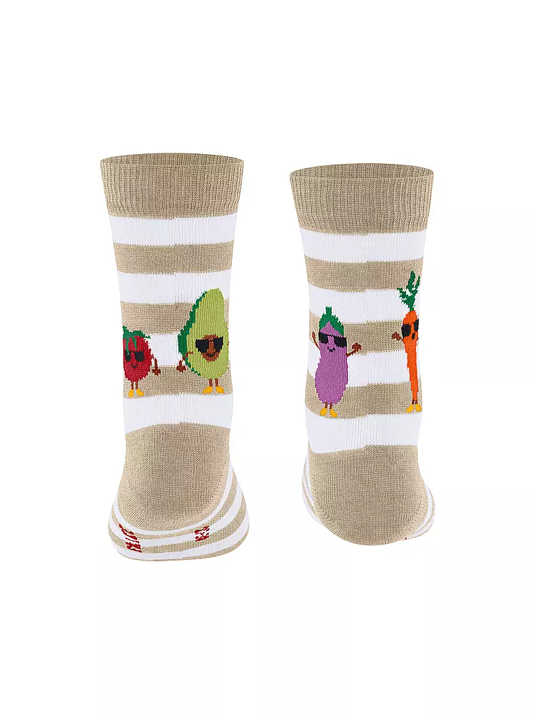 FALKE | Calzini da bambina color sabbia mélange. | 