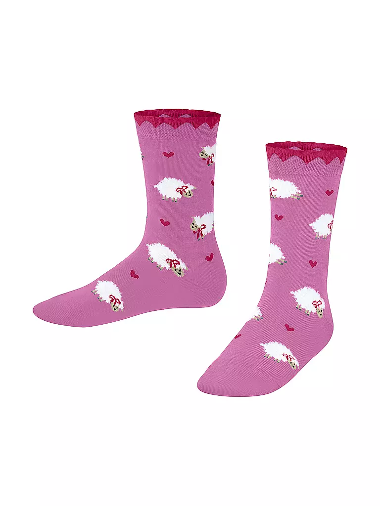 FALKE | Calzini da bambina CUTE SHEEP lipstick | Rosa