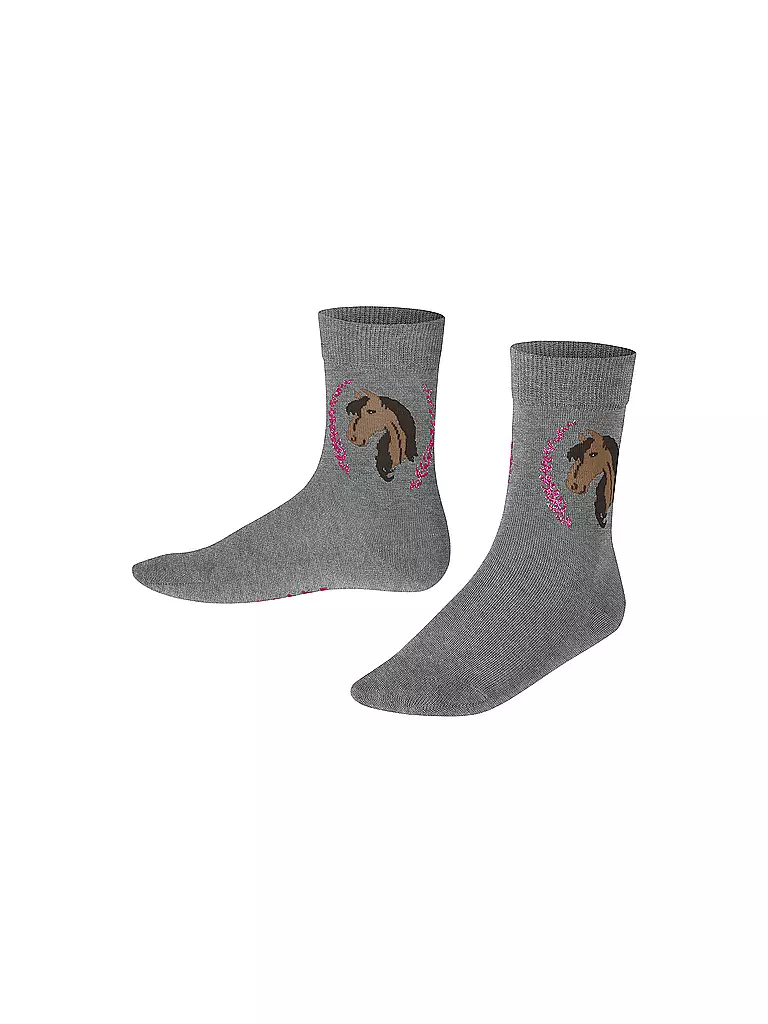 FALKE | Calzini da bambina grigio mélange chiaro | Grigio