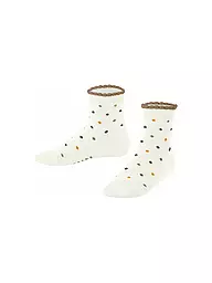 FALKE | Calzini da bambino MULTIDOT beige chiaro | Bianco
