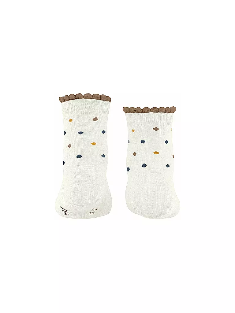 FALKE | Calzini da bambino MULTIDOT bianco sporco | 