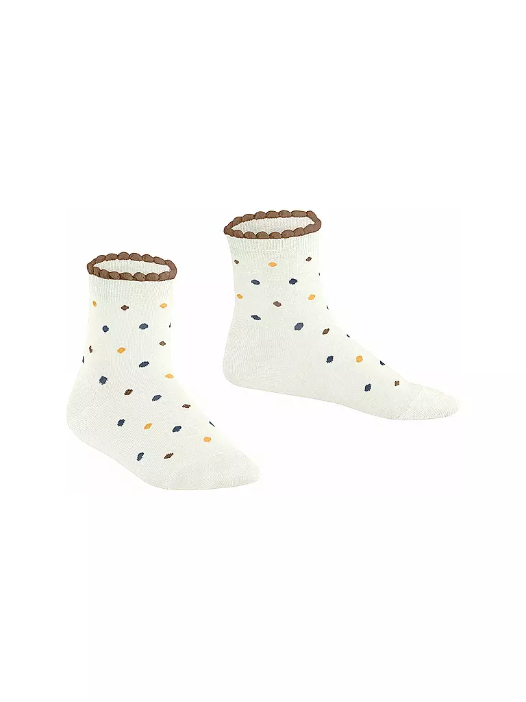 FALKE | Calzini da bambino MULTIDOT bianco sporco | 