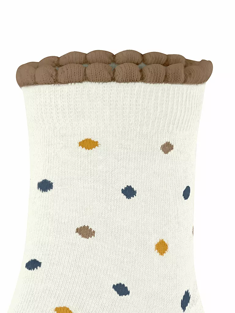 FALKE | Calzini da bambino MULTIDOT bianco sporco | 