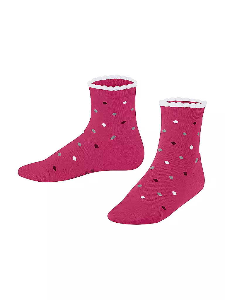 FALKE | Calzini da bambino MULTIDOT fucsia | Rosso