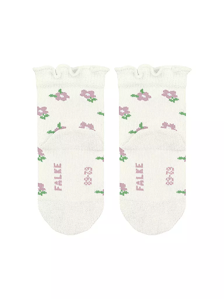 FALKE | Calzini da neonata LITTLE DISTY FLOWERS bianco sporco | 