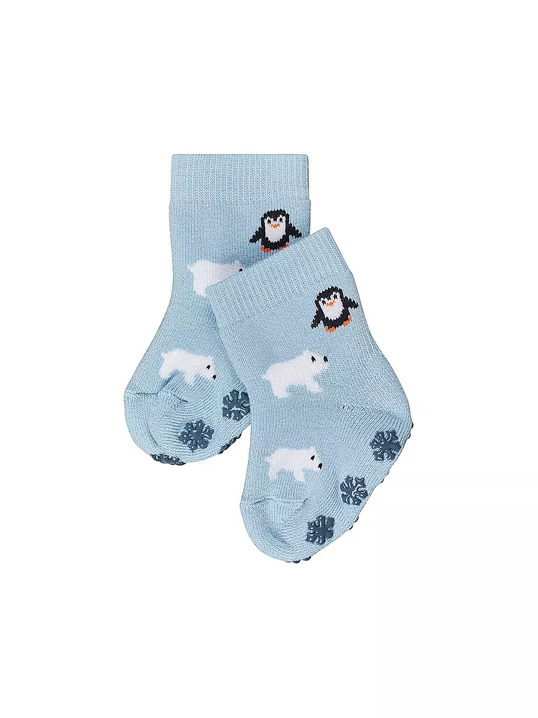 FALKE | Calzini da neonato WINTER ANIMALS crystal blue | Blu chiaro