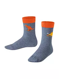 FALKE | Calzini da ragazzo DINOSAURS light jeans | Blu