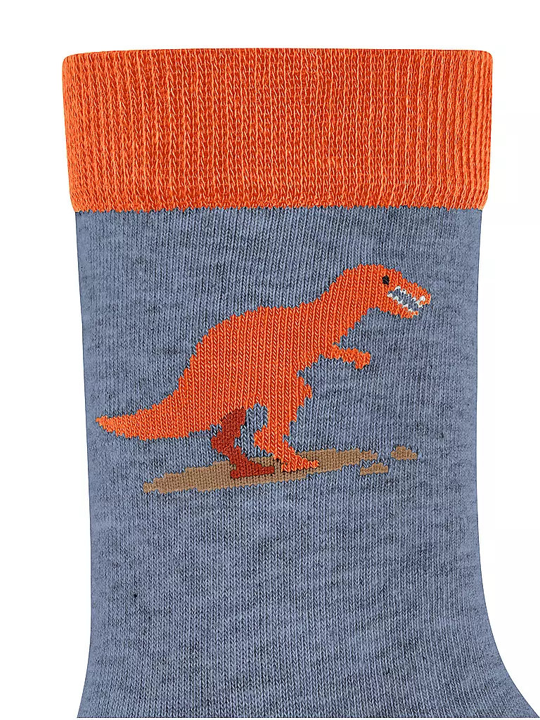 FALKE | Calzini da ragazzo DINOSAURS light jeans | Blu