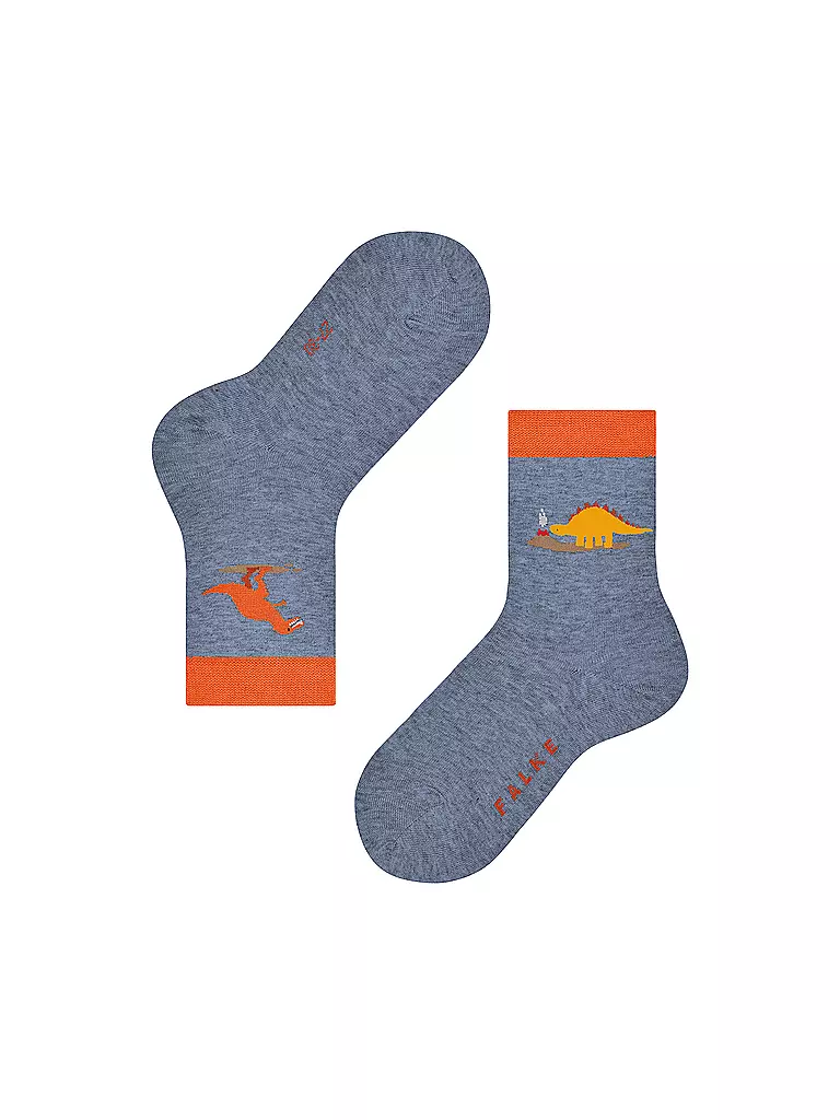 FALKE | Calzini da ragazzo DINOSAURS light jeans | Blu