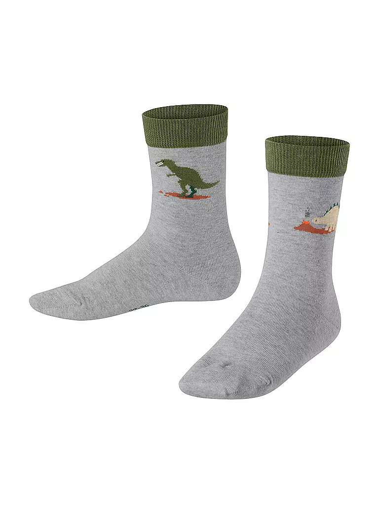 FALKE | Calzini da ragazzo DINOSAURS LT mélange | Grigio