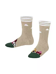 FALKE | Calzini da ragazzo FARM LIFE sabbia mélange | Beige