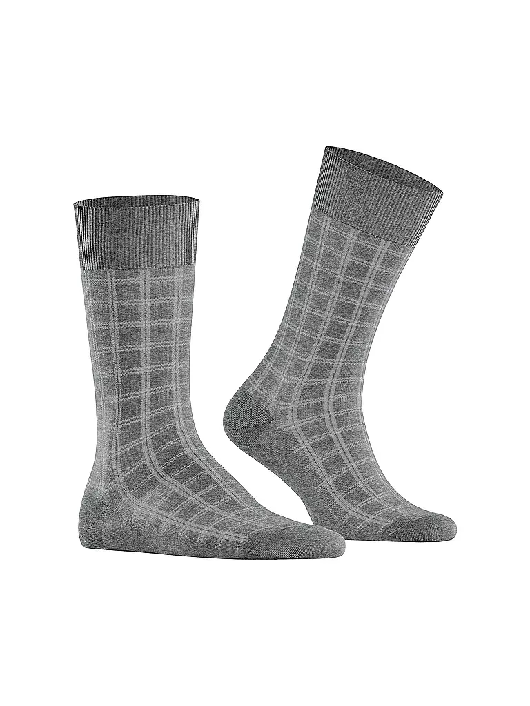 FALKE | Calzini da uomo MODERN TAILOR, light greymel. | Grigio chiaro