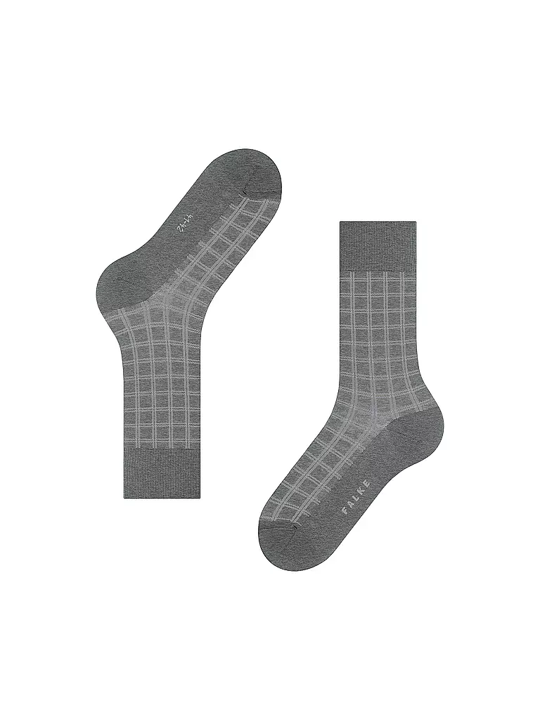 FALKE | Calzini da uomo MODERN TAILOR, light greymel. | Grigio chiaro
