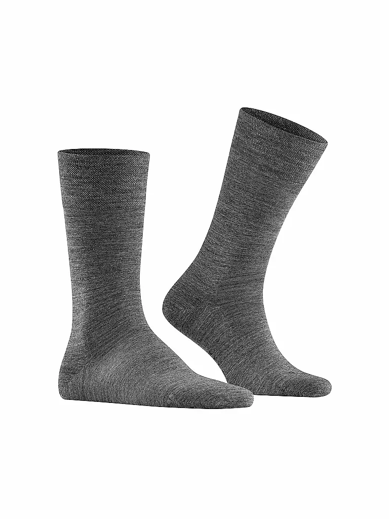 FALKE | Calzini da uomo Sensitive Berlin grigio scuro | 