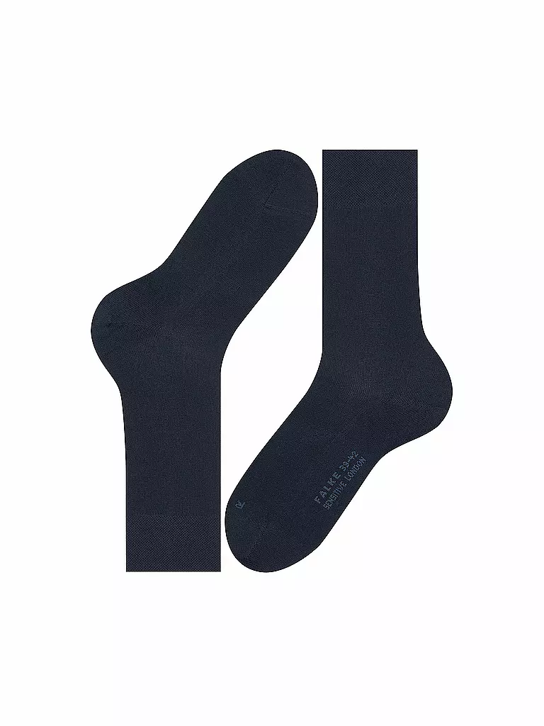 FALKE | Calzini da uomo Sensitive London blu navy scuro | Blu scuro