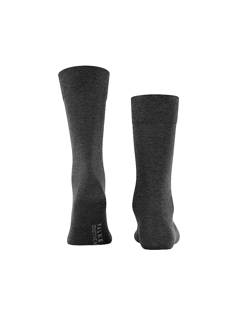 FALKE | Calzini da uomo Sensitive Malaga antracite mel | Grigio