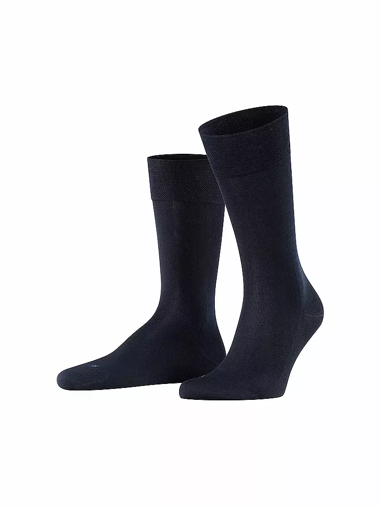 FALKE | Calzini da uomo Sensitive Malaga blu scuro | Blu scuro
