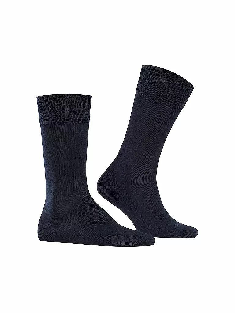 FALKE | Calzini da uomo Sensitive Malaga blu scuro | Blu scuro