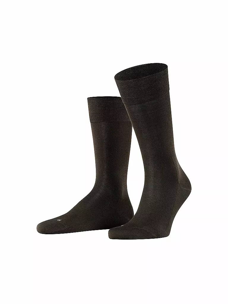 FALKE | Calzini da uomo Sensitive Malaga marrone | Marrone