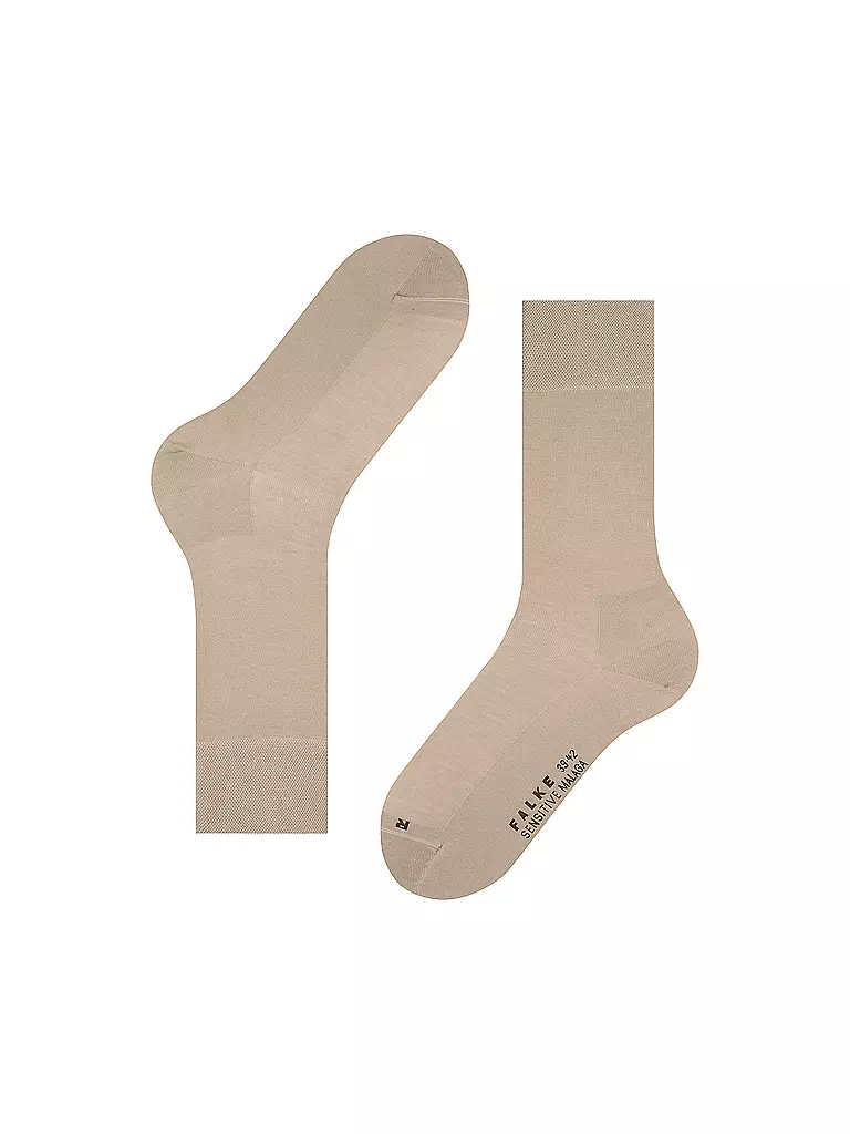 FALKE | Calzini da uomo SENSITIVE MALAGA silk | Beige