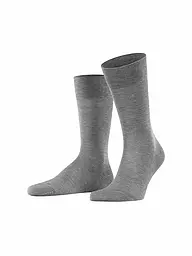 FALKE | Calzini da uomo Sensitive Malaga antracite mel | Grigio chiaro