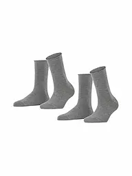 FALKE | Happy Calze confezione da 2 nero | Grigio