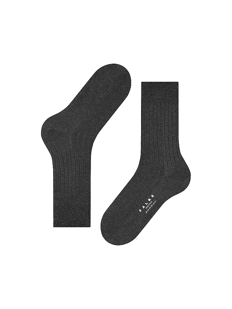 FALKE | Calzini MILANO antracite mélange | 