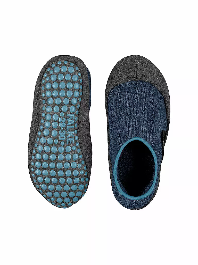 FALKE | Calzini pantofola ABS da bambino Cosy blu scuro | Blu