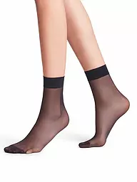 FALKE | Calzini SEIDENGLATT 15 DEN neri | Blu