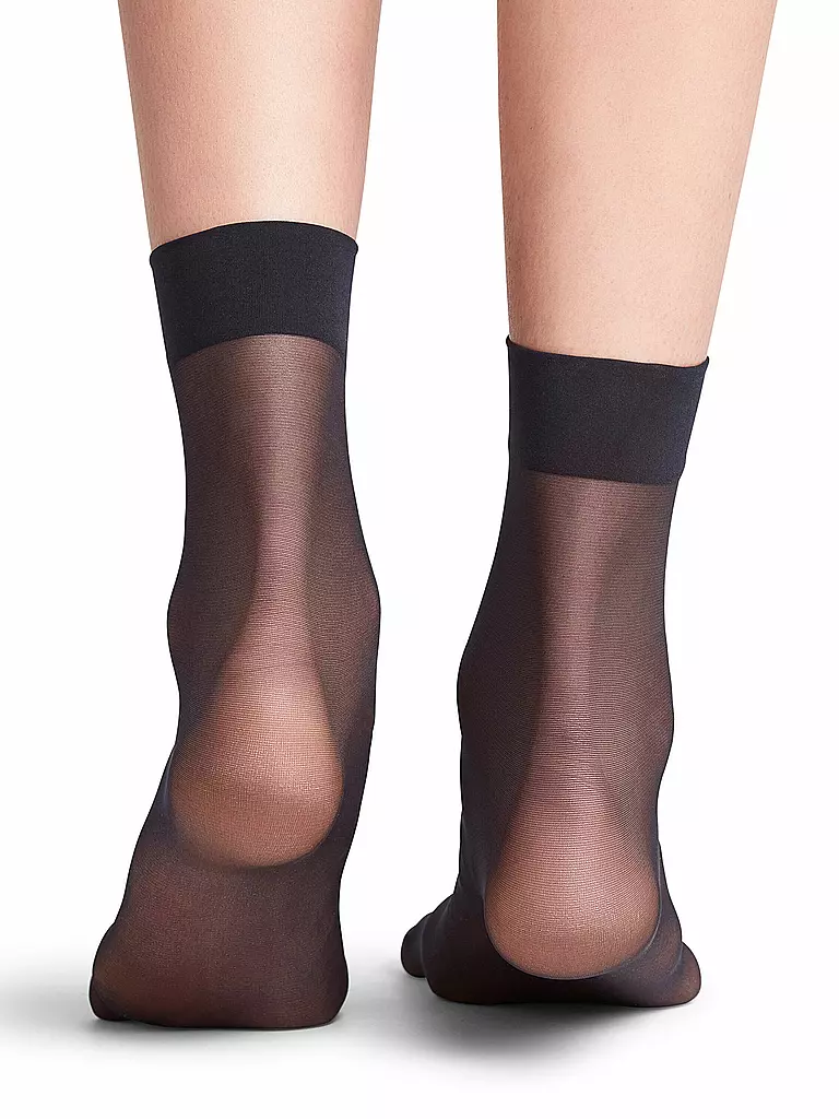 FALKE | Calzini SEIDENGLATT 15 DEN blu navy | 