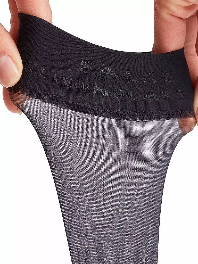 FALKE | Calzini SEIDENGLATT 15 DEN blu navy | 
