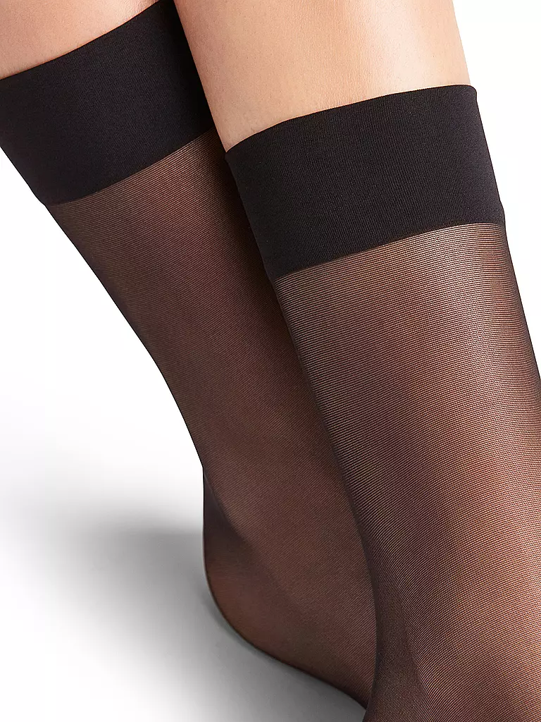 FALKE | Calzini SEIDENGLATT 15 DEN neri | 