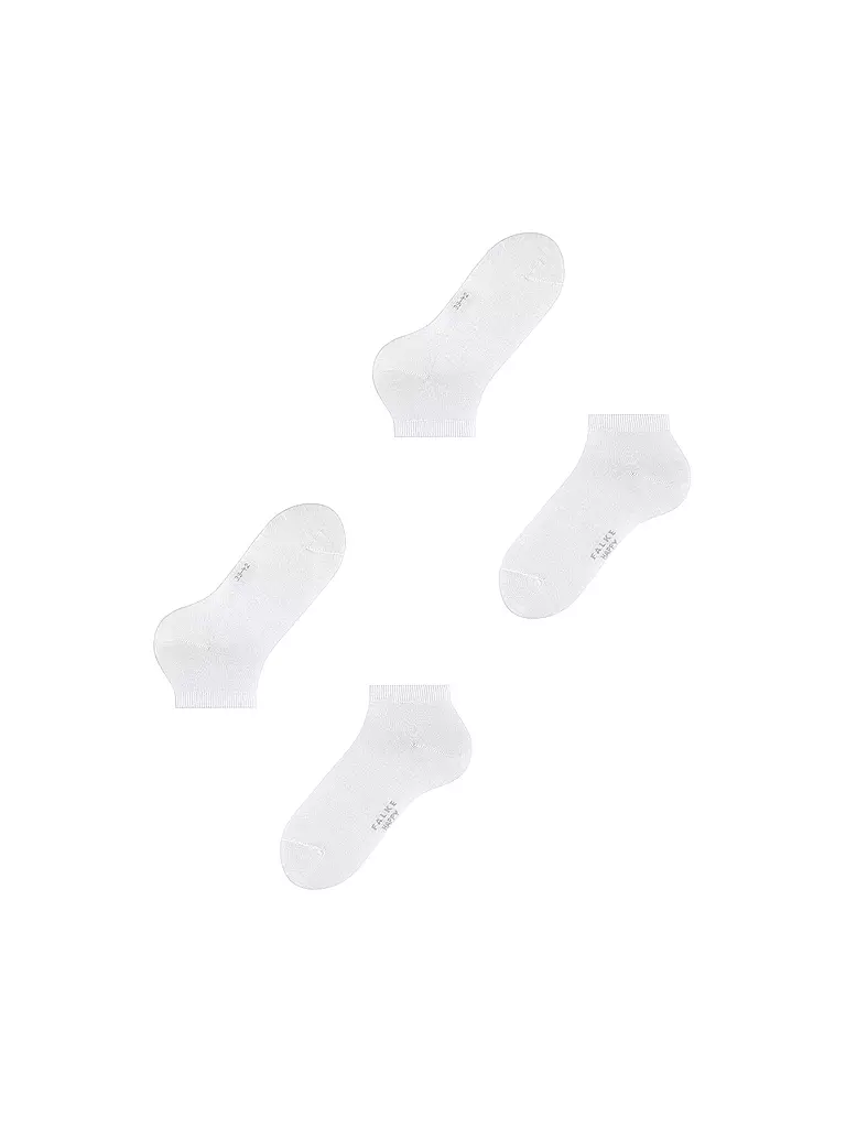 FALKE | Calzini sneaker confezione da 2 "Happy" (bianco) | 