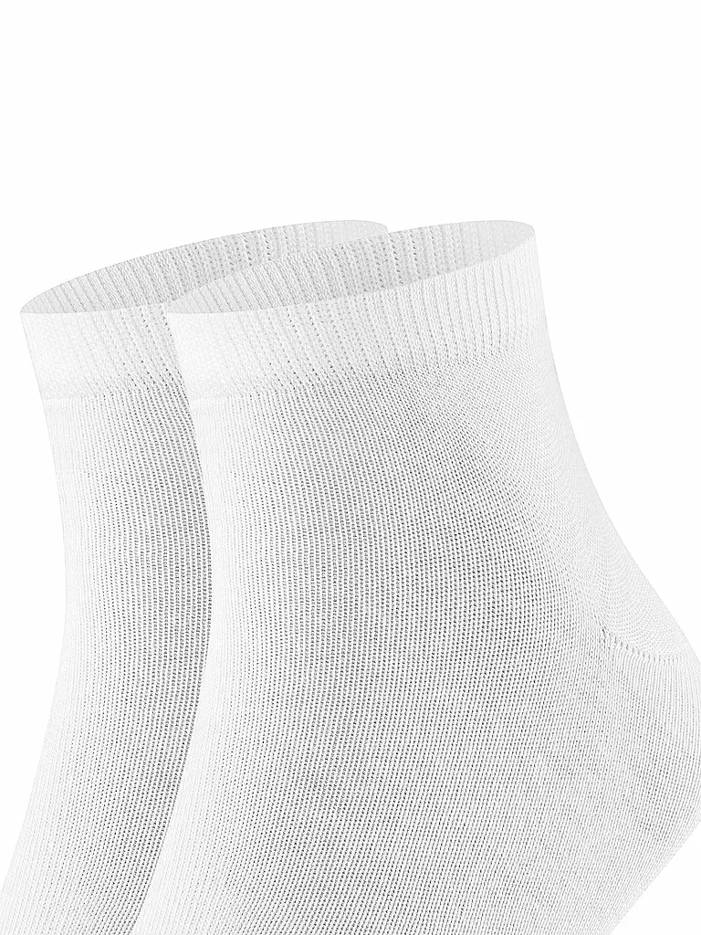 FALKE | Calzini sneaker confezione da 2 "Happy" (bianco) | 
