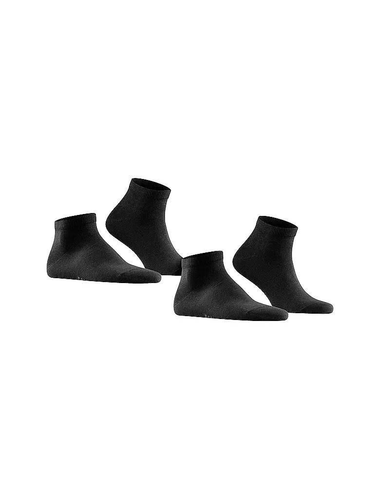 FALKE | Calzini sneaker confezione da 2 "Happy" (nero) | 