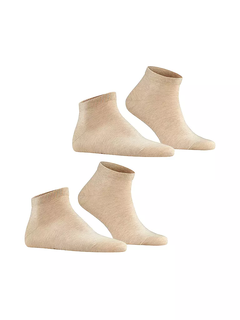 FALKE | Calzini sneaker HAPPY confezione da 2 pz. sabbia mel. | 