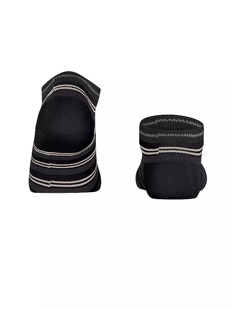 FALKE | Calzini sneaker SMART STRIPE neri | Nero