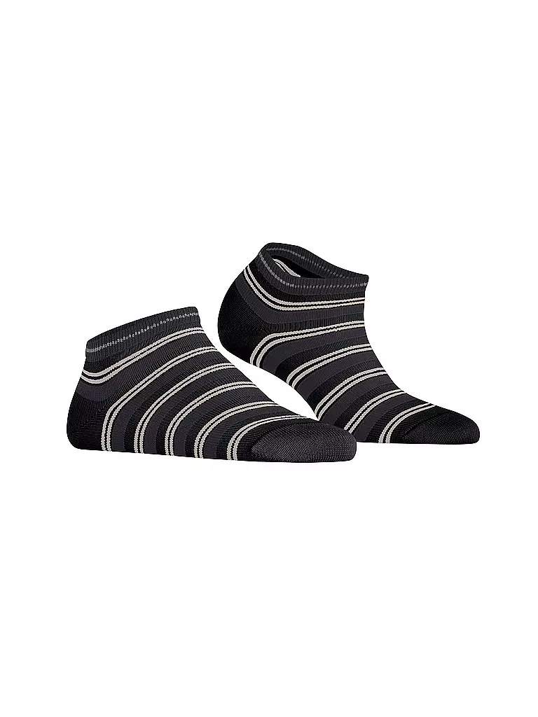 FALKE | Calzini sneaker SMART STRIPE neri | Nero
