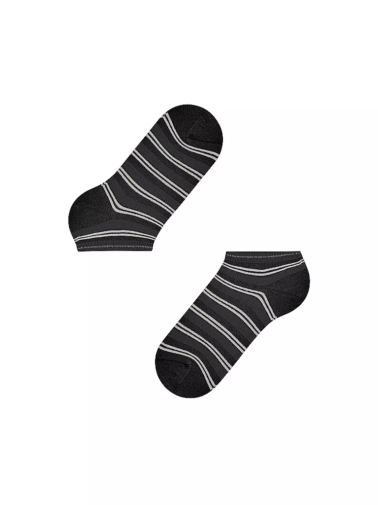 FALKE | Calzini sneaker SMART STRIPE neri | Nero
