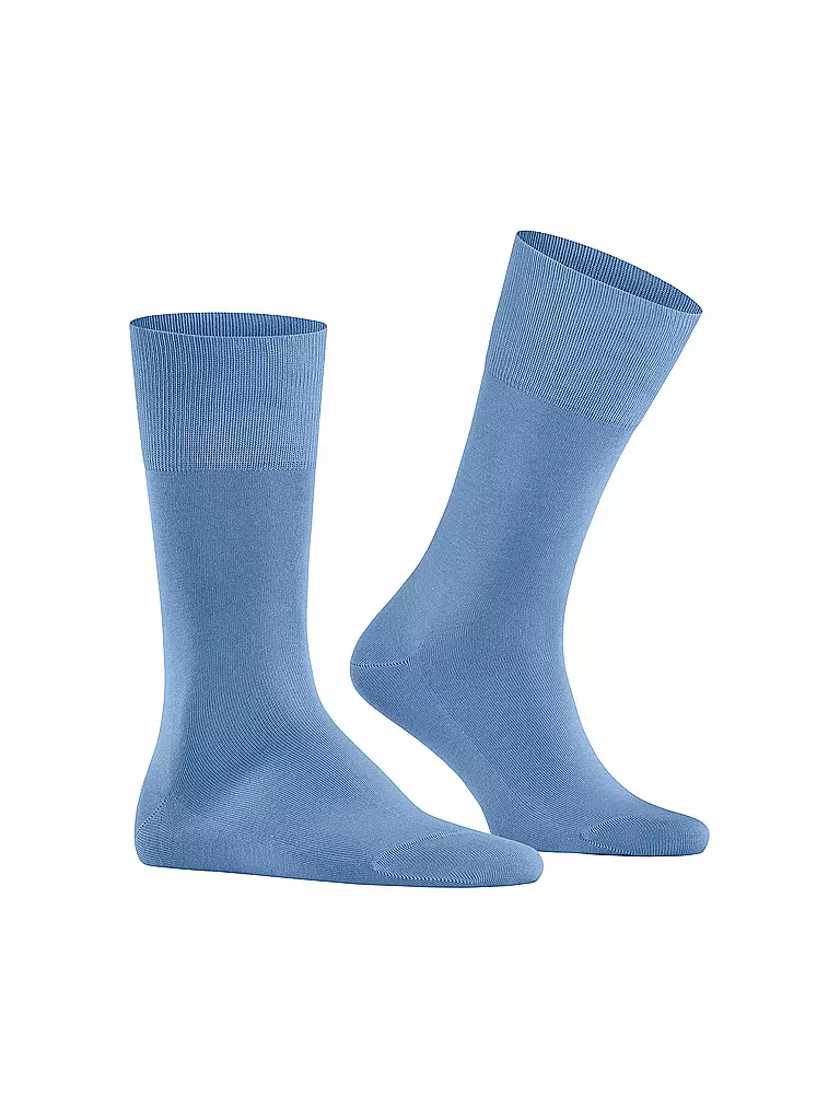 FALKE | Calzini TIAGO blu fiordaliso | Blu chiaro