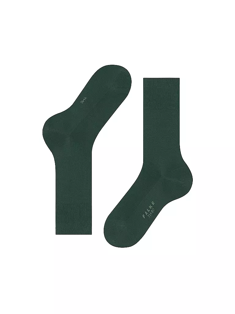 FALKE | Calzini TIAGO verde cacciatore | Verde scuro