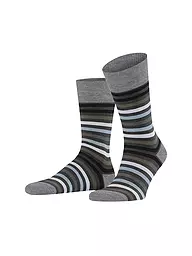 FALKE | Calze TINTED STRIPE beech | Grigio chiaro